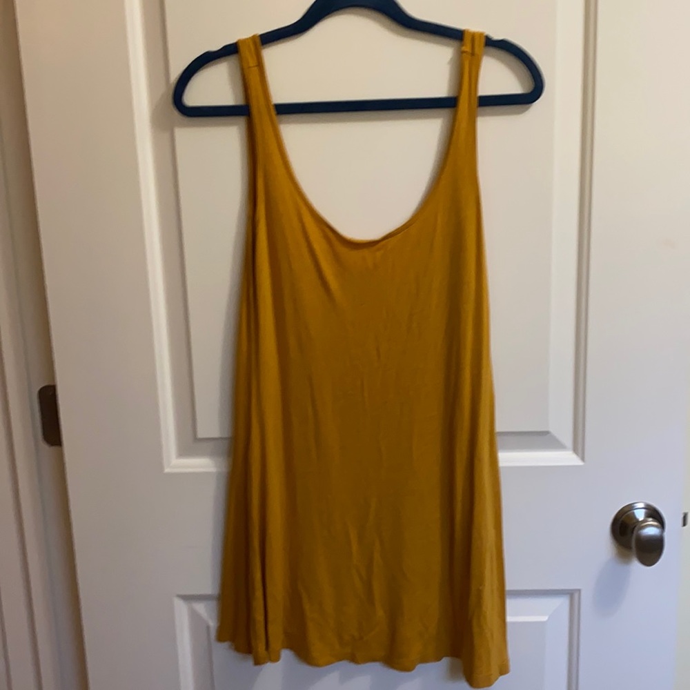 Mustard yellow tank top